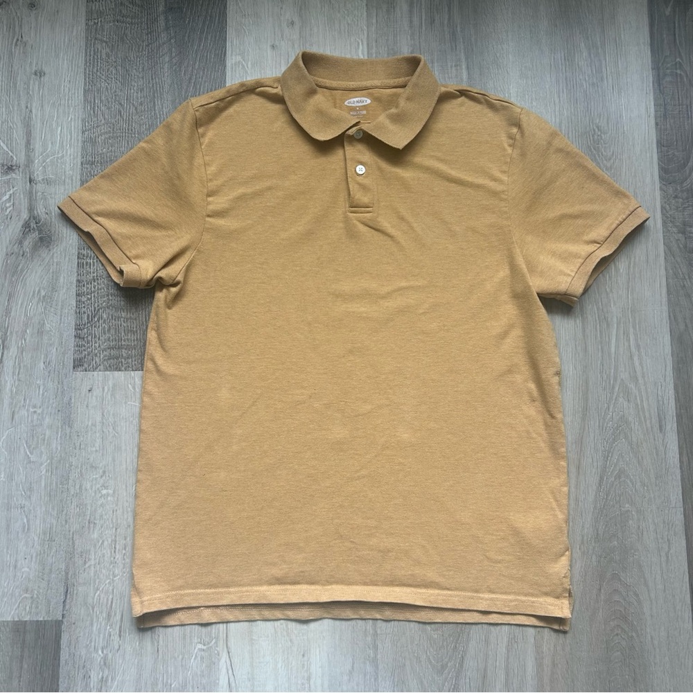 Men's Mustard Polo Shirt